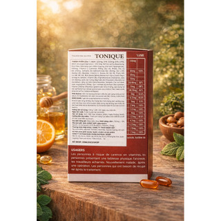 Viên uống bổ sung vitamin TONIQUE ADP Pháp – Multivitamin tăng sức đề kháng, giảm mệt mỏi, hộp 30 viên