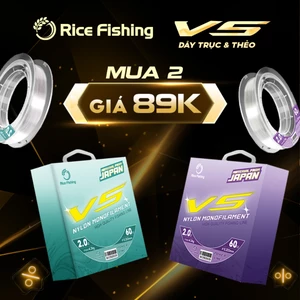 Dây Câu Cá V5 Rice Fishing 60m Sức Chịu Tải Cao Chống Mài Mòn Dây Trục, Dây Thẻo Câu Đài DC-25