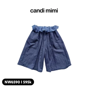 CANDI MIMI Quần jean lửng cạp bèo NW6590