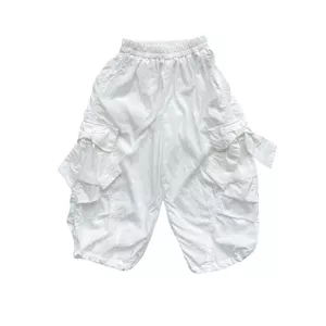 CANDI MIMI Quần trắng túi hộp mùa hè cao cấp NW6155