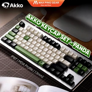 Nút bàn phím AKKO Keycap set – Panda (PBT Double-Shot /MDA profile /227 nút) - Maxpinggear