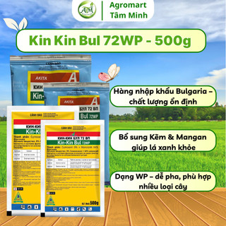 Thuốc bệnh Kin Kin Bul 72WP 500g trị nấm, thán thư, xanh cây, loét mặt sẹo 500g