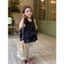 CANDI MIMI Áo yếm babydoll đính nơ cao cấp NL6191
