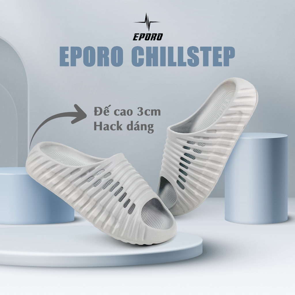 Dép Quai Ngang EPORO – EVA Đúc Nguyên Khối Unisex Siêu Nhẹ, Kiểu Dáng Basic, Chống Trơn Trượt E001