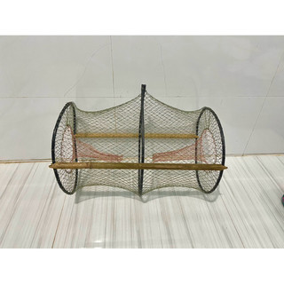Combo 10c lờ cá vành nhựa 30*52 - kèm 30 cây chống