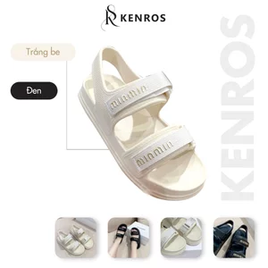 Dép Sandal Thời Trang Nữ, Chất Liệu Đế Êm, Chống Trơn Trượt, Phù Hợp Đi Học, Đi Chơi, Phong Cách Trẻ Trung