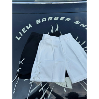 Quần short phối dây kiểu dáng Năng động Unisex Mùa Hè cho Nam dễ phối