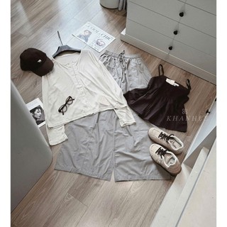 MIMI CLOTHING - set bộ nữ 3 chi tiết phối quần ống suông