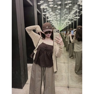MIMI CLOTHING - set bộ nữ 3 chi tiết phối quần ống suông