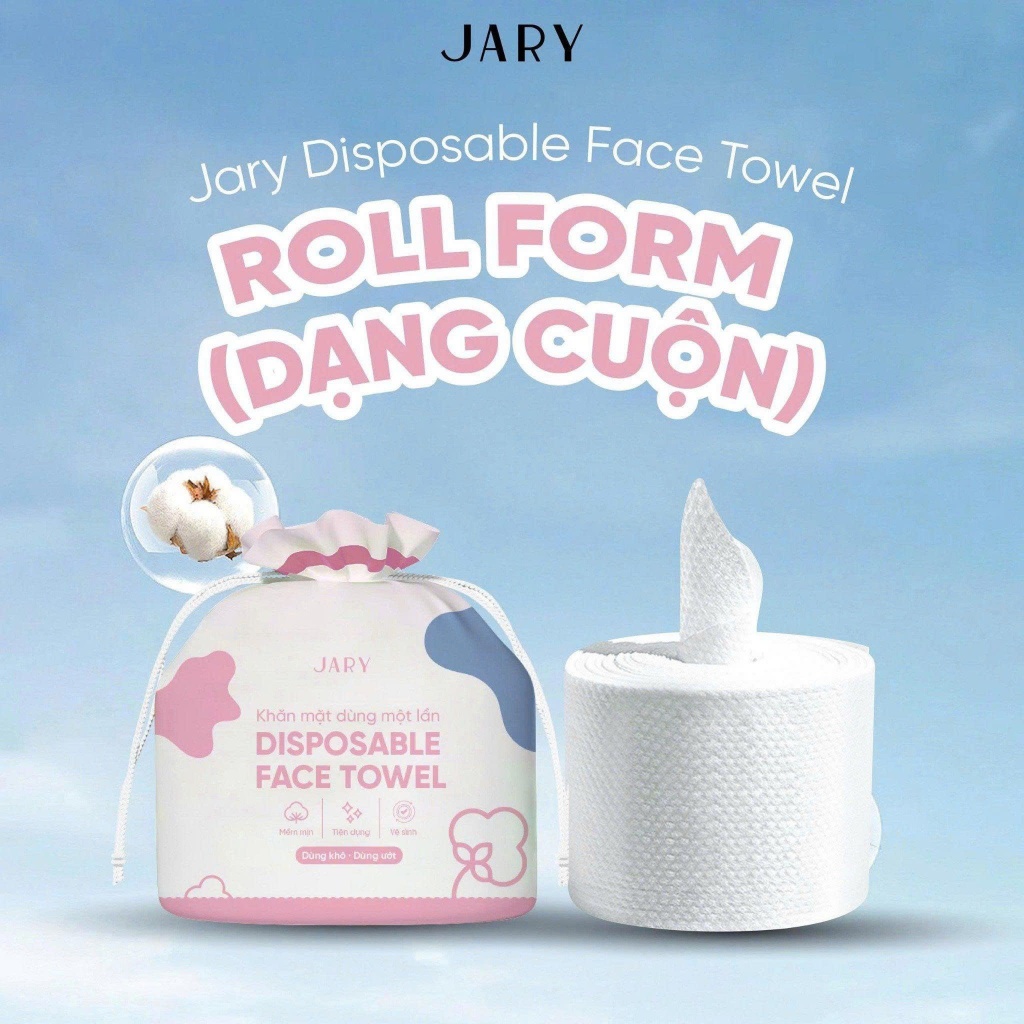 Khăn Mặt Dùng Một Lần Jary Disposable Face Towel Dạng Cuộn, Dạng Rút Tiện Lợi