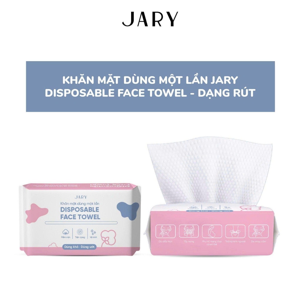 Khăn Mặt Dùng Một Lần Jary Disposable Face Towel Dạng Cuộn, Dạng Rút Tiện Lợi