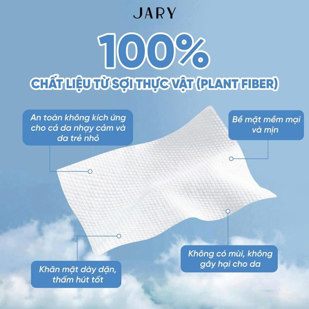 Khăn Mặt Dùng Một Lần Jary Disposable Face Towel Dạng Cuộn, Dạng Rút Tiện Lợi