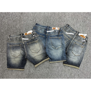 Quần Short Jean Nam Thêu Họa Tiết Cá Tính - Jean Wash Xanh 3 màu Mới Lạ phom dáng chuẩn siêu cấp trẻ trung