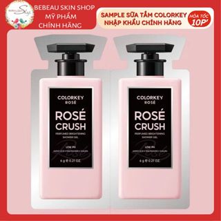 Sample Sữa Tắm COLORKEY ROSÉ CRUSH Hương Hoa Và Trái Cây Cấp Ẩm Hỗ Trợ Sáng Da 6g