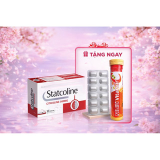 ✅ [Chính Hãng] Statcoline - Hỗ trợ giảm thiểu năng tuần hoàn não | Hộp 30 viên Tặng ngay 1 tuýp sủi bất kỳ