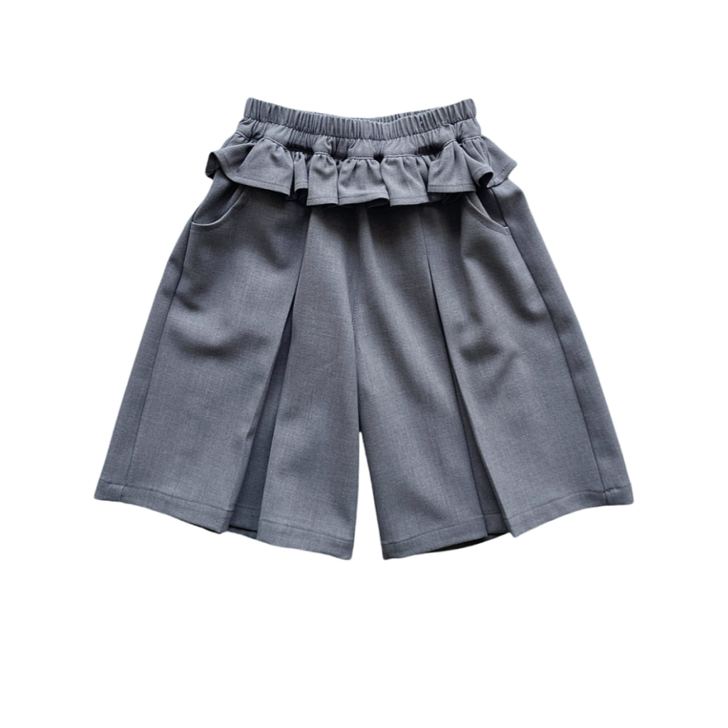 CANDI MIMI Quần lửng cạp viền bèo cao cấp NW6240