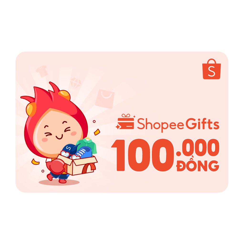 Thẻ quà tặng E-Voucher ShopeeGifts mệnh giá 100.000 VND