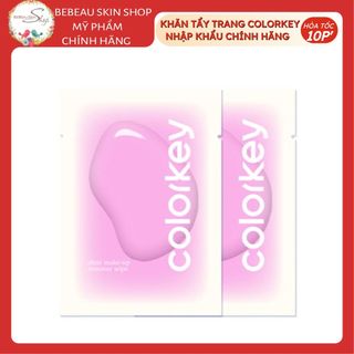 Khăn Giấy Tẩy Trang Colorkey Thiết Kế Gói Di Động Tẩy Trang Nhẹ Nhàng Tiện Lợi
