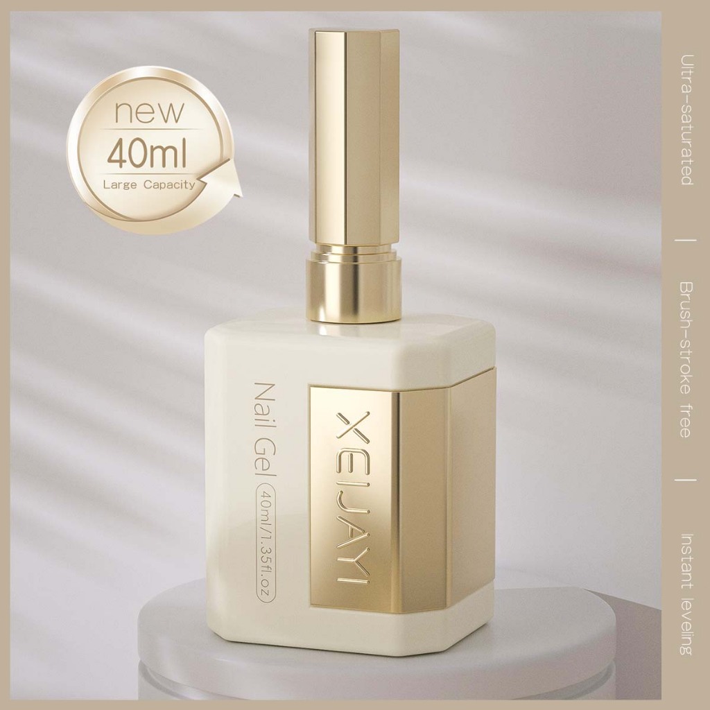 XEIJAYI 40ml-Sơn móng tay dạng gel màu vàng xoài mới, thích hợp cho các tiệm nail và sử dụng tại nhà