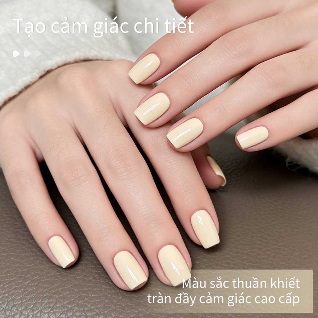 XEIJAYI 40ml - Sơn móng tay dạng gel màu vàng nhạt mới, bền màu và bóng, thích hợp cho việc tự làm nghệ thuật vẽ móng.
