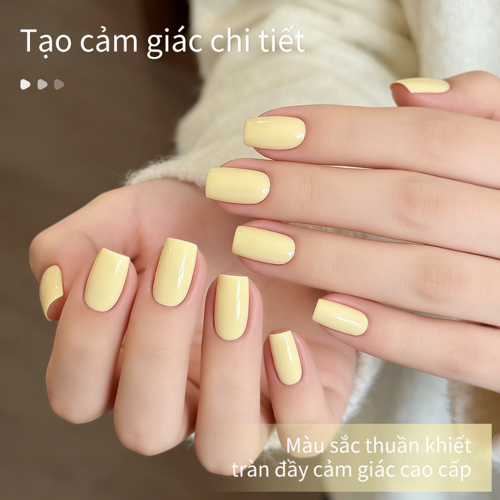 XEIJAYI 40ml - Sơn móng tay dạng gel màu vàng kem mới, bền màu và bóng, thích hợp cho việc tự làm nghệ thuật vẽ móng.