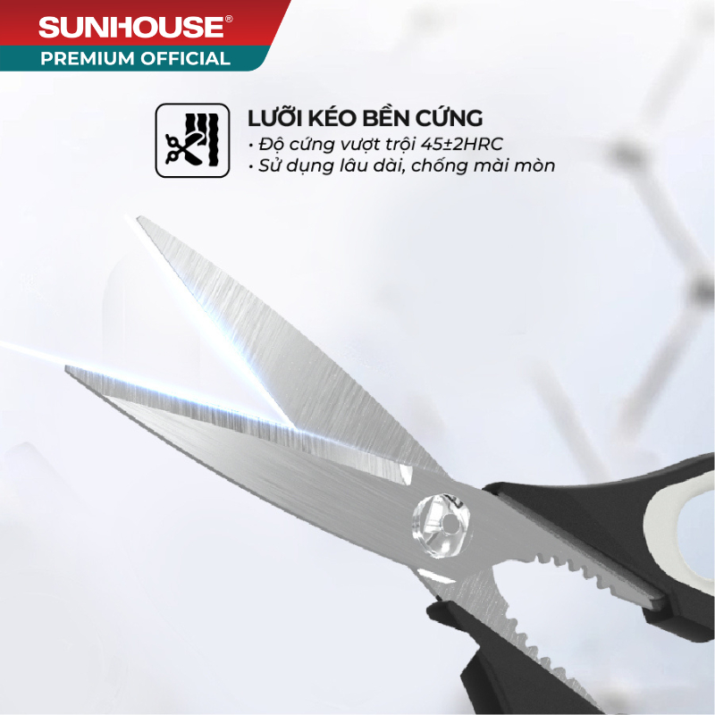 [HÀNG TẶNG KHÔNG BÁN] Kéo cắt đa năng 225 thép không gỉ SUNHOUSE KS-SC225