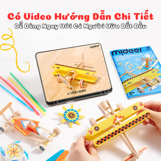 Đồ Chơi Khoa Học Stem Mideer 200PCS Cho Bé - Đồ Chơi Lắp Ráp Mô Hình Cơ Khí, Bé Tự Do Sáng Tạo Với Nhiều Phụ Kiện Đi Kèm