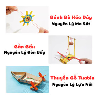 Đồ Chơi Lắp Ráp STEM Mideer Sáng Tạo Cho Bé - Đồ Chơi Khoa Học Phát Triển Não Bộ 200 Chi Tiết Lắp Ghép Mô Hình Cơ Khí