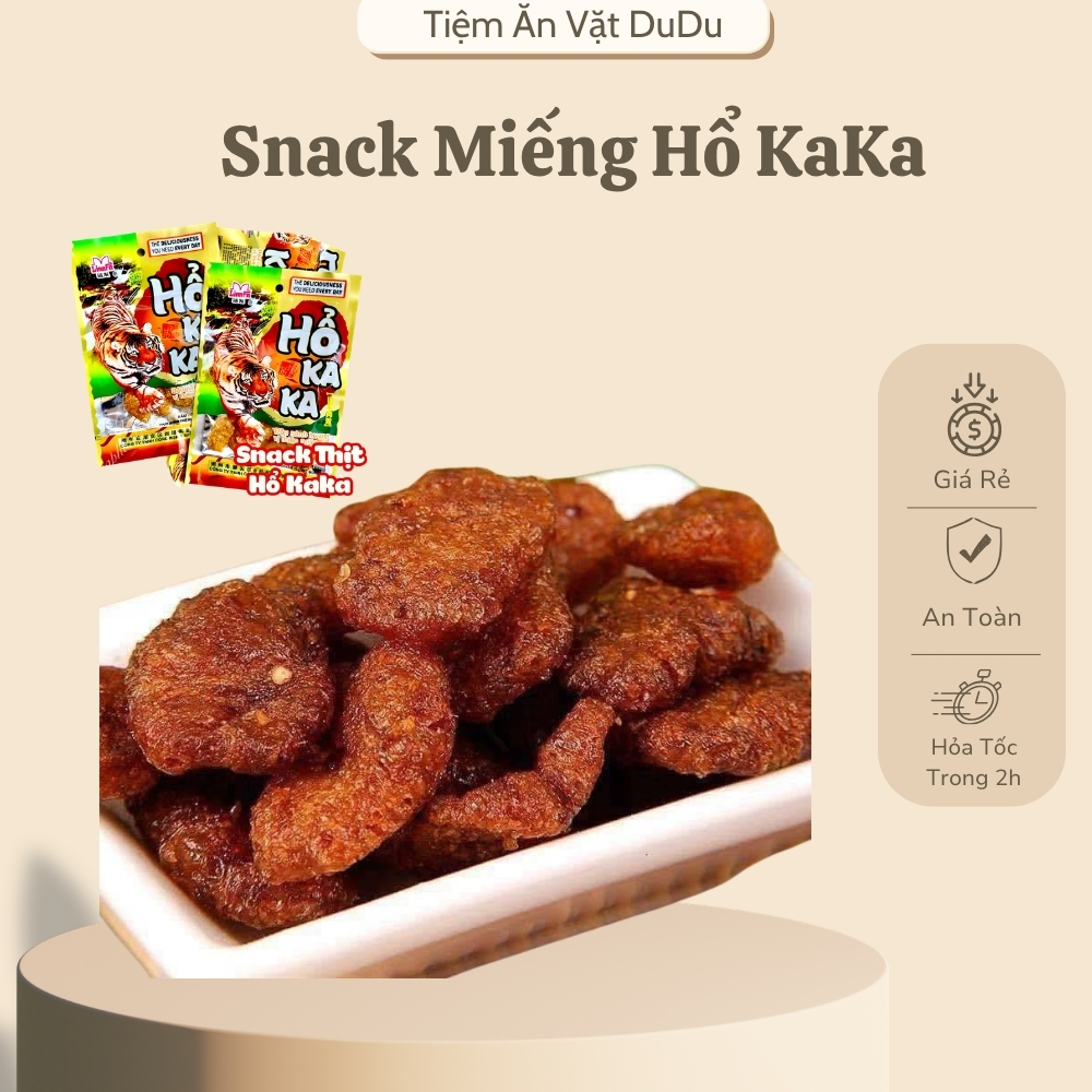 Snack Thịt Hổ KaKa, Snack Ăn Vặt Tuổi Thơ, Ăn Vặt Cổng Trường - Tiệm Ăn Vặt Dudu