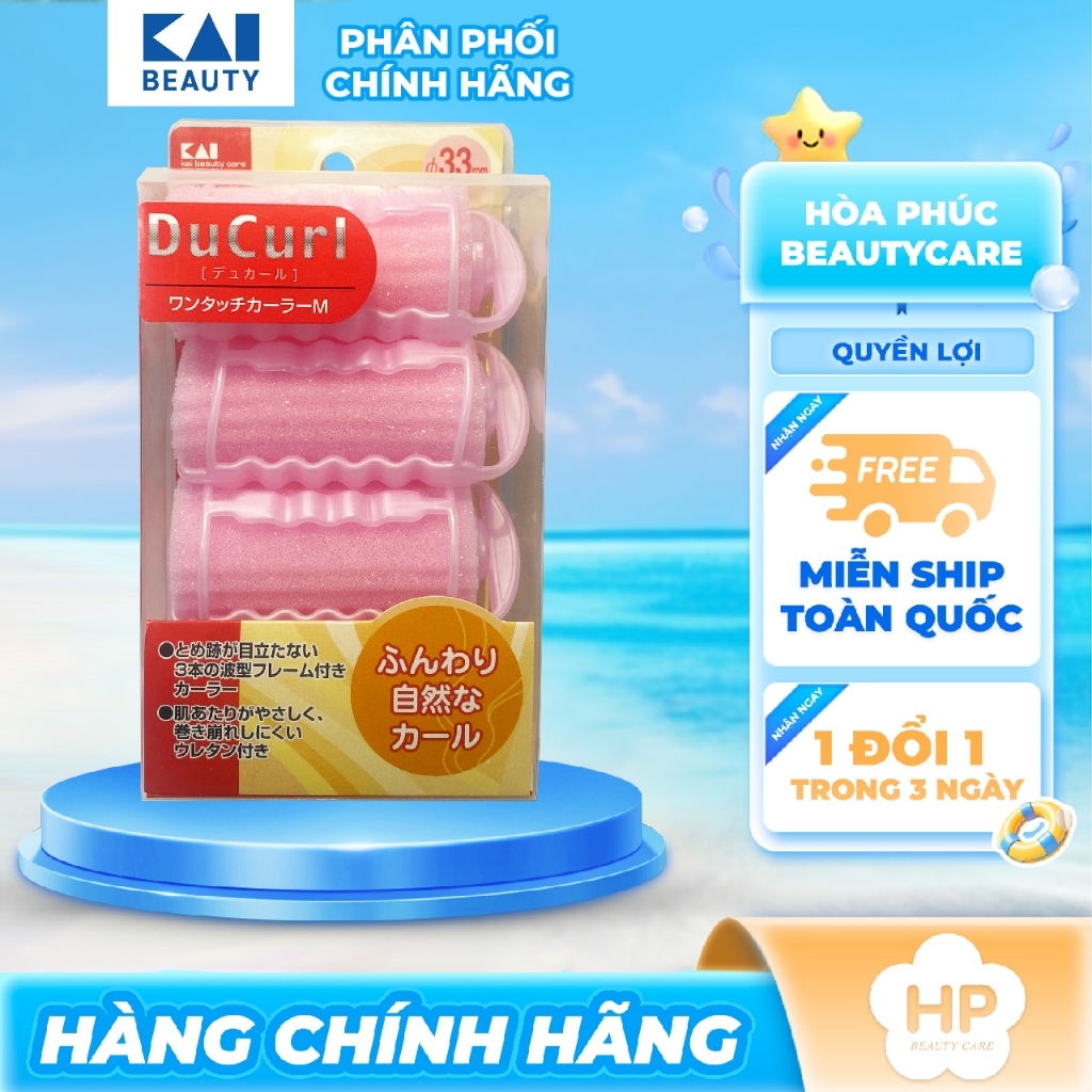 Lô Cuốn Tóc Kai 5333 HC0644 Làm Từ Nhựa Dẻo Cao Cấp (Size L)
