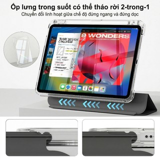 [KTGGHG]™ Dạng rút ra Dạng gập chữ Y Ốp lưng Dùng cho iPad 11/10th Air 4~5 & 6/7/8th 11"/10.9" 7~9th 10.2"