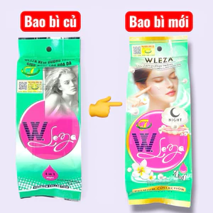 Kem dưỡng trắng da WLEZA Night (ban đêm) 4in1 – Bao bì mới – Dưỡng trắng, mờ thâm, chống lão hoá Chính Hãng 15gram