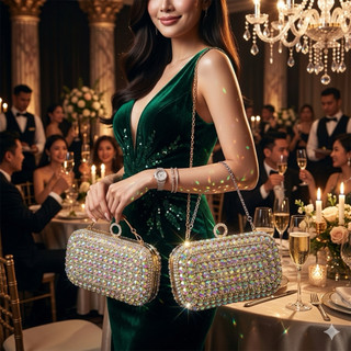 túi xách đính hạt sà cừ ,túi full hai mặt đá,túi xách sang trọng cho mẹ đi tiệc cưới