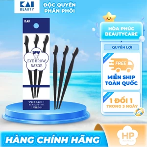 Dao Cạo Lông Mày Cán Dài Kai Groom 38531 - HC1161 ( Set 3 Cây )