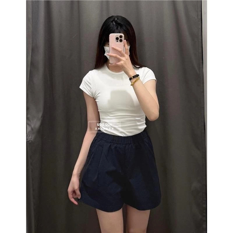 Combo 2 Quần Short Kaki Mềm Có Túi Trên Gối Trẻ Trung Phong Cách Thời Trang Nữ HN DESIGN TT