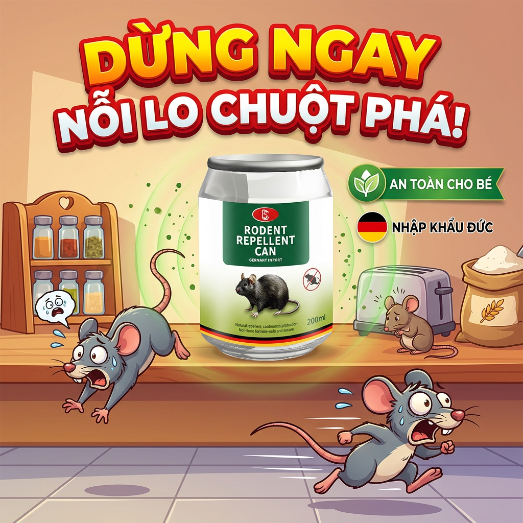 🐭Chuột ngửi thấy là chạy mất, không quay lại!🐭Viên đuổi chuột Gel đuổi chuột hiệu quả cao