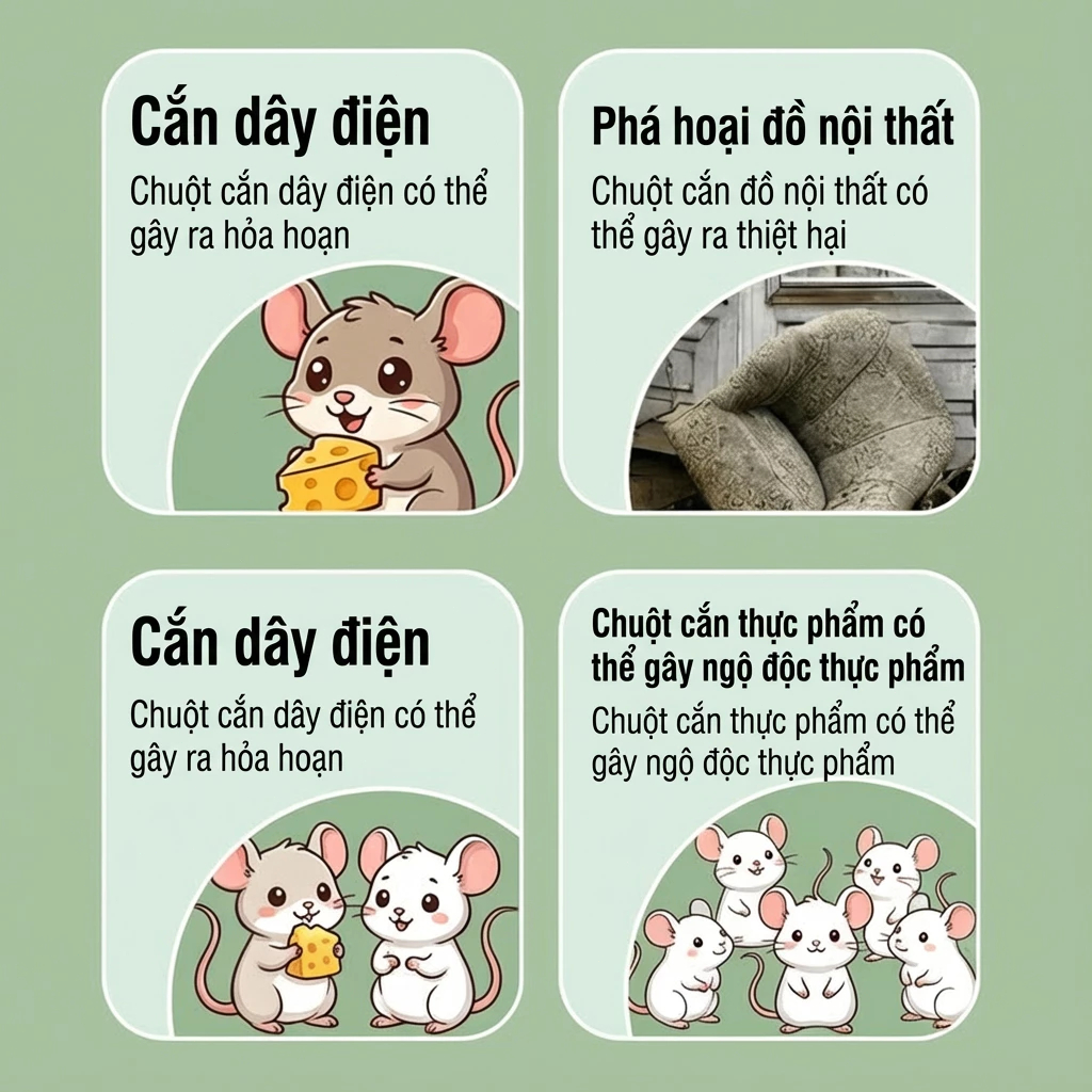 🐭Chuột ngửi thấy là chạy mất, không quay lại!🐭Viên đuổi chuột Gel đuổi chuột hiệu quả cao