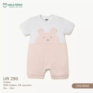 Bodysuit cho bé Ualarogo vải Sợi tre Bamboo mềm mịn