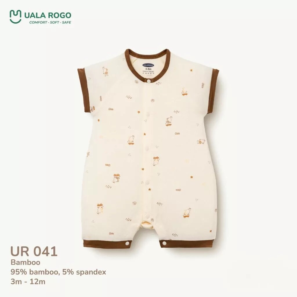 Bodysuit cho bé Ualarogo vải Sợi tre Bamboo mềm mịn