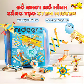 Đồ Chơi Khoa Học Stem Mideer 200PCS Cho Bé - Đồ Chơi Lắp Ráp Mô Hình Cơ Khí, Bé Tự Do Sáng Tạo Với Nhiều Phụ Kiện Đi Kèm