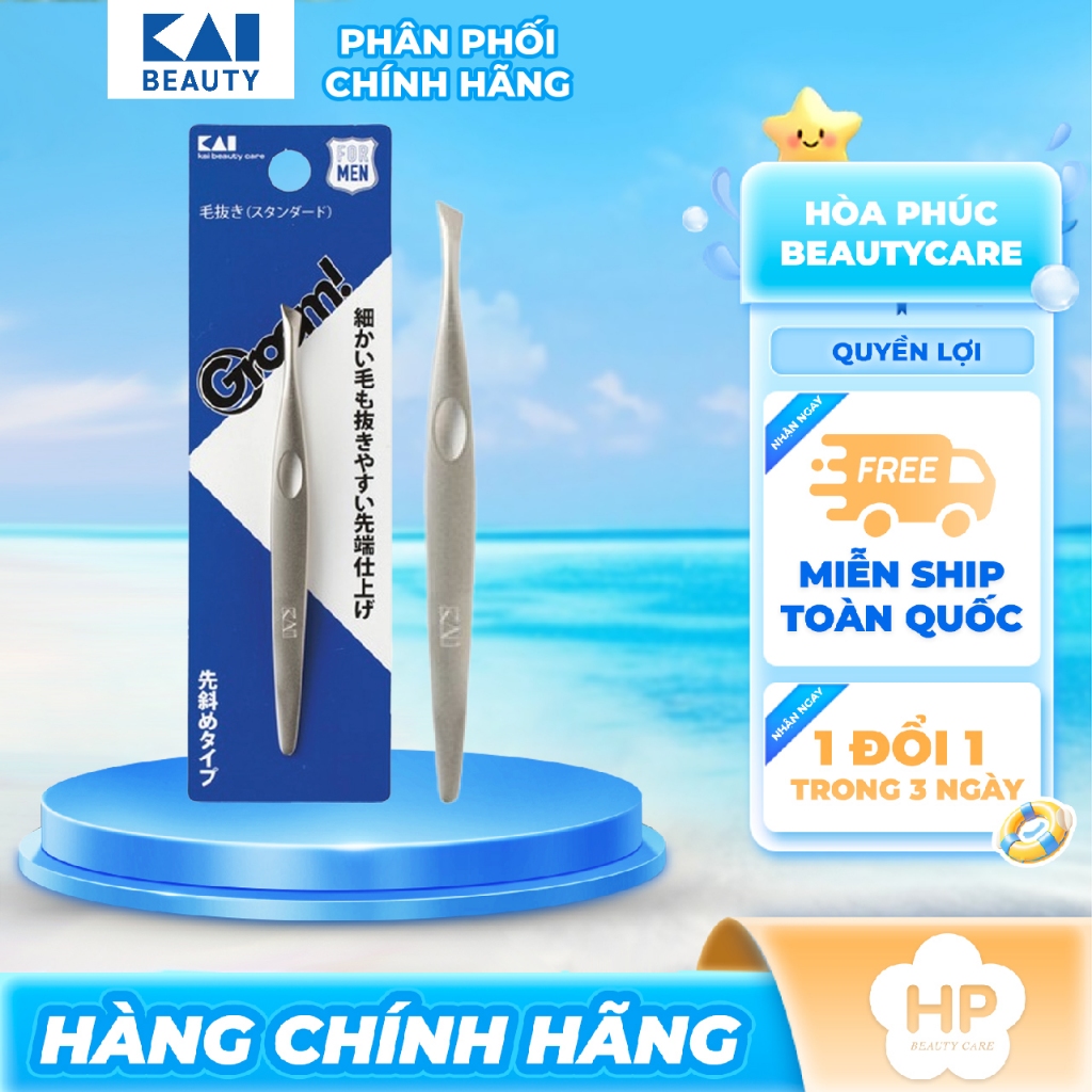 Nhíp Nhổ Lông Mày, Nhổ Râu Kai 01304 - 000HC3043 (Màu Xanh)
