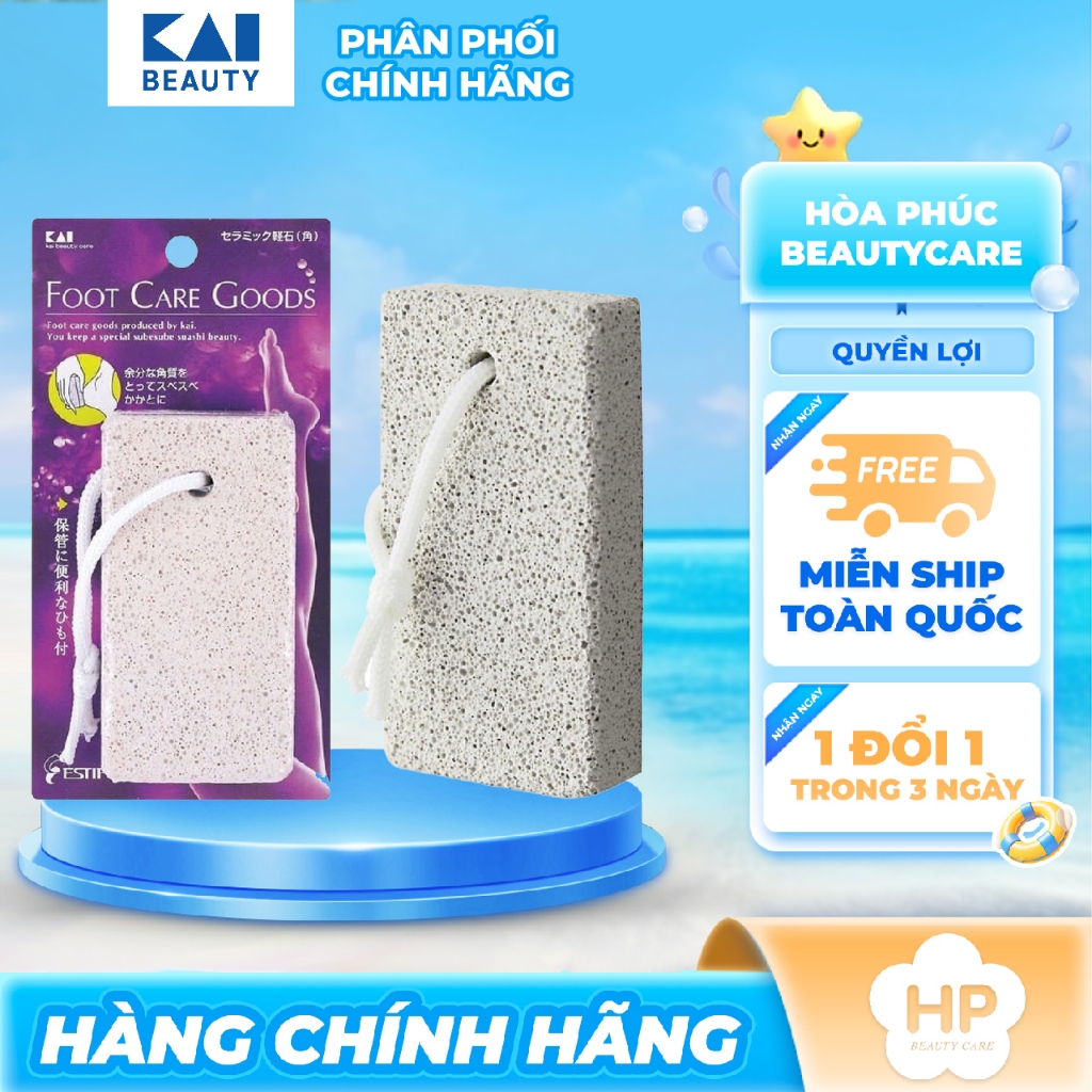 Đá Chà Gót Chân Chiết Xuất Đá Bọt Biển Thiên Nhiên Kai 32059 000HB0306 (1 Bịch/1 Đá)