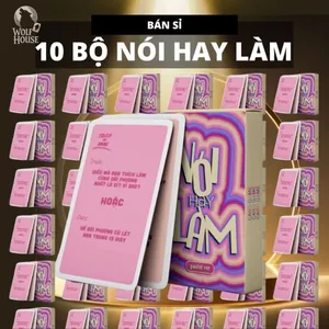 Combo 10 Bộ Bài Nói Hay Làm Pastel 30 Lá Giấy Cứng Cặp Đôi Sự Thật Vui Nhộn Drinking And Board Game