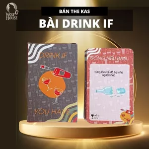 Bộ Bài Drink If You Have 50 Lá Giấy Cứng Drinking Game Party Thú Vị Chơi Nhóm