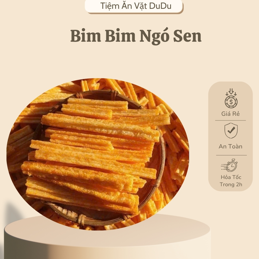 Bim Bim Khoai Tây Lắc Phô Mai, Snack Khoai Tây Que Thơm Ngon Giòn Tan - Đồ Ăn Vặt -Tiệm Ăn Vặt DuDu