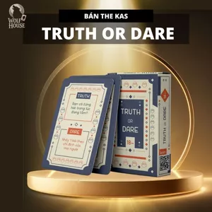 10 Bộ bài truth or dare 18- Thật hay thách, bộ boardgame thú vị 50 lá thích hợp chơi cùng bạn bè