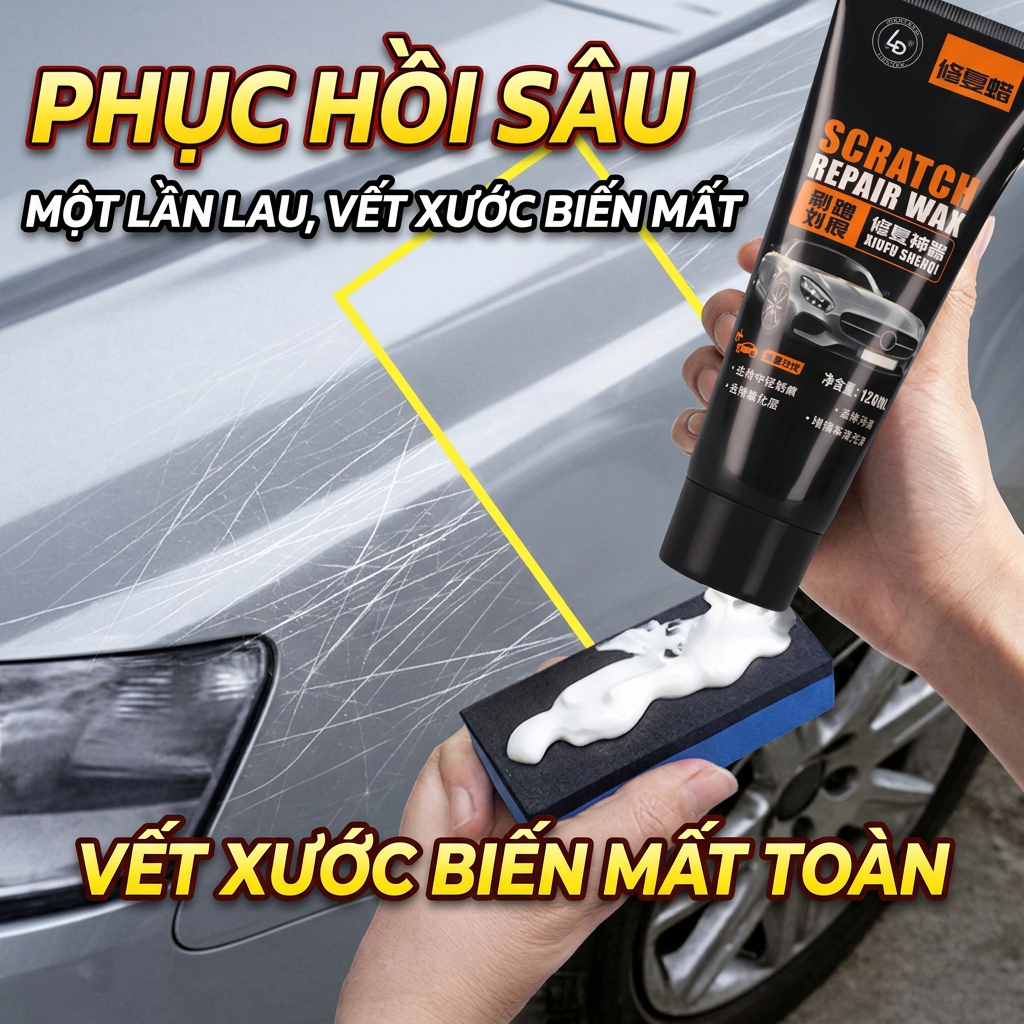 🚕 Dưỡng Sâu & Phục Hồi Ô Tô 🚕 Nước Tẩy Vết Xước, Wax Vết Trầy, Loại Bỏ Vết Trầy, Sáp Sửa Vết Xước