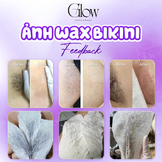 Combo 300Gr Sáp Dừa Cao Cấp GLOW WAXING + Chén Silicon Nấu Sáp + Que Silicon Phết Sáp CHE TÊN