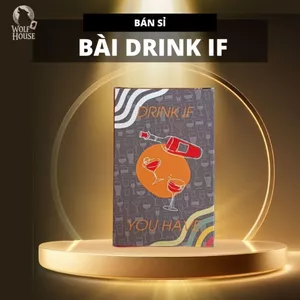 Bộ Bài Nhậu Drink If Tiếng Việt Giấy Cứng Drinking Game Vui Nhộn
