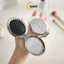 Gương Kèm Lược Gấp Gọn Bỏ Túi GADI, Lược Chải Tóc Đệm Khí Massage Chống Rối Tiện Lợi
